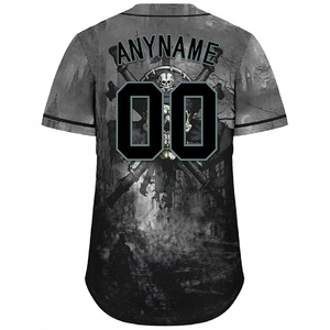 เสื้อเบสบอลไซส์ใหญ่ ระบายอากาศได้ดี พิมพ์ลายแบบซับลิเมชั่น แห้งเร็ว ซับเหงื่อ วัสดุคุณภาพดี แขนสั้น ปรับแต่งได้ เหมาะสำหรับการเล่นกีฬา - Product Image 3
