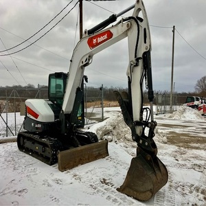 รถขุดขนาดเล็ก Bobcatts E88 พร้อมมอเตอร์ไฮดรอลิก รับประกัน 5+ ปี สำหรับงานก่อสร้าง จัดสวน และงานฟาร์ม - Product Image 1