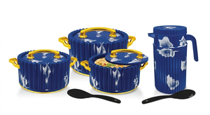 ANAX 6-Piece Modern Luxury Insulated Stainless Steel Casserole Set <b>Lid</b> Hot <b>Pot</b> Multi-layer Coating All Stoves for Home Hotel - Product Image 3