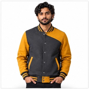 Veste varsity pour homme de haute qualité, dotée d'un tissu confortable, de coutures durables et d'un style moderne pour une mode décontractée et quotidienne. - Product Image 1