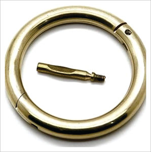 Anillo Nasal Metálico Autoperforante de Alta Calidad para Ganado Vacuno, Ternero, Toro y Buey, para Uso en Granjas - Product Image 3