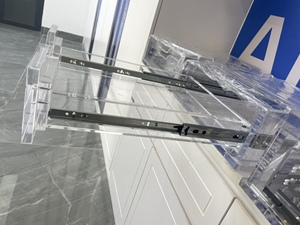 Aodeli AI moderno hogar cocina cajón gabinete VN Zinc plateado extensión completa diapositivas bola de acero suave y enorme cargable - Product Image 5