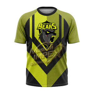 เสื้อฟุตบอลเยาวชนและผู้ใหญ่ ระบายอากาศได้ดี ผลิตจากโพลีเอสเตอร์ 100% พิมพ์ลาย 3 มิติ  รับสกรีนโลโก้ ชื่อทีม และมีหลายขนาดให้เลือก - Product Image 6