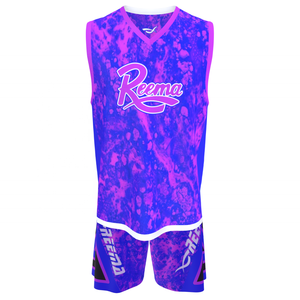 REEMA produce conjuntos de camisetas de baloncesto para hombres originales personalizados, ropa de baloncesto para mujeres, conjuntos de uniformes de baloncesto Unisex sublimados - Product Image 1