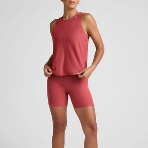 Camiseta de Tirantes Deportiva de Algodón Tejido Transpirable para Mujer, con Logotipo Personalizado, Corte Clásico y Relajado, Ideal para Pilates, Yoga y Gimnasio, Ligera y de Secado Rápido - Product Image 4