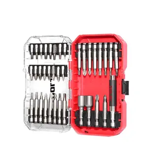 Set di punte per cacciavite in acciaio con gambo esagonale di alta qualità 37 pz-Phillips, scanalate, Hex e Torx Bit