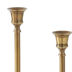 Venta al por mayor de portavelas de la mejor calidad para decoración del hogar, portavelas con acabado en latón, de aluminio fundido, hecho a mano y personalizado. - Product Image 4