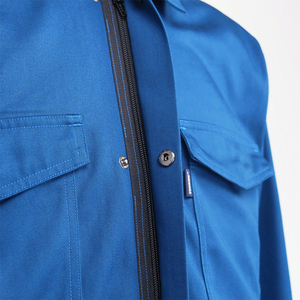 Men's <b>Waterproof</b> <b>Work</b> Coverall Boilersuit Royal Blue Zip Front Multi-Pocket Industrial Workwear Uniform Wholesale OEM - Product Image 4