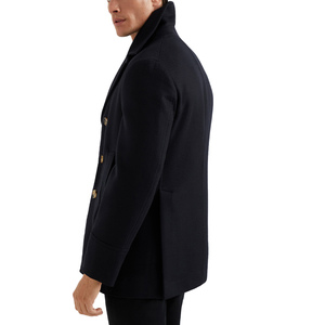 Veste de costume décontractée pour homme pour l'automne et l'hiver, en tweed épais 50% laine, simple boutonnage, style rétro britannique, gris - Product Image 2