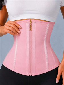 <span class=keywords><strong>Ceinture</strong></span> gainante pour <span class=keywords><strong>femme</strong></span> - Chaîne métallique et fermeture à 3 rangées de crochets et œillets ; Idéale pour les entraînements de fitness - Product Image 1