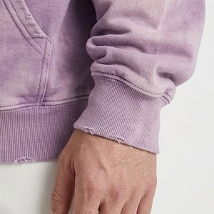 New Arrival Men <b>Sun</b> Faded Hoodie Retro Washed Pullover Sweatshirt Relaxed Fit Streetwear Hooded Long Sleeve Men <b>Sun</b> Faded Hoodie - Product Image 6