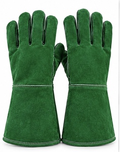 Guantes de Soldadura MUBASHAR PRO GRIP INTERNATIONAL TIG MIG, Forro de Piel de Vaca, Protección Contra Salpicaduras de Metal Fundido - Product Image 2