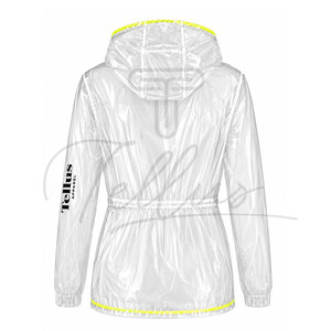 Impermeable 2026 para Mujer, Transpirable, con Capucha, Color Transparente, Largo, Resistente al Viento - Product Image 6