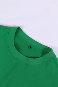 T-shirt court personnalisé pour femme, manches courtes, col rond, coupe classique, 100 % coton jersey, respirant, décontracté, printemps-été - Product Image 4