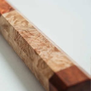 Couteau de cuisine en acier damas de cuivre de qualité supérieure, fait main, à motif, avec manche personnalisé, artisanat traditionnel - Product Image 4