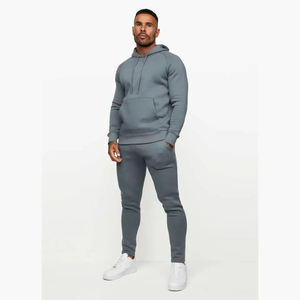 Comfortable Lightweight <b>Men</b> Winter <b>Pullover</b> Tracksuit Hot Selling Fashionable Slim Fit Solid Color <b>Men</b> Tracksuit - Product Image 3