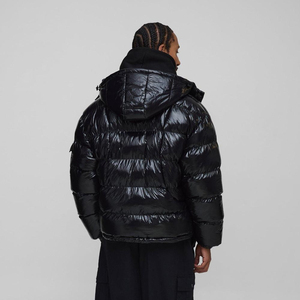 Blouson matelassé pour homme – Manteau d'hiver décontracté en tissu doux – Blouson court matelassé pour homme – Manteau streetwear chaud de qualité supérieure - Product Image 5