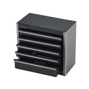 Cassetta Portautensili Portatile in Metallo da 8,6 Pollici con 5 Cassetti, Armadietto Portautensili Piccolo e Robusto con Piedini in PP e Rivestimenti in EVA - Product Image 6