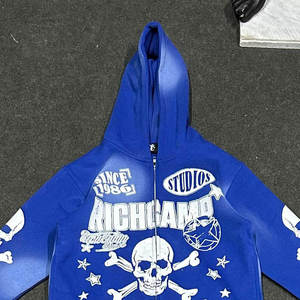 Hot Selling Custom 100% Cotton 400 Gsm Regular Fit Embroidered Logo Stacked <b>Pants</b> Tracksuit for Men Two Piece Flared Sweatpants - Product Image 2