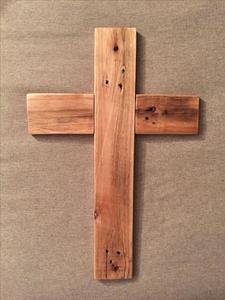 <b>Rustic</b> <b>Wooden</b> Cross Wall Decor - Product Image 2