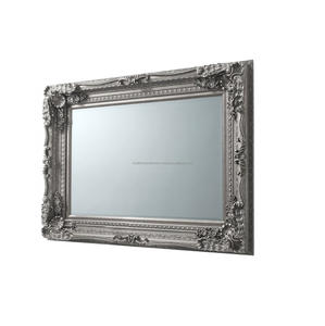 Espejo de pared de hierro de última colección 2023, decoración nórdica moderna para el hogar, espejo de pared fino con clase con OEM ODM personalizado - Product Image 1