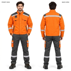 Uniforme de Seguridad, Ropa de Trabajo Reflectante, Construcción Duradera, Tela de Alta Visibilidad, Ajuste Ligero y Cómodo, Ropa de Trabajo Utilitaria - Product Image 5