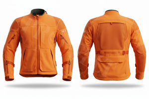 เสื้อแจ็คเก็ตมอเตอร์ไซค์ผ้าคอร์ดูรอยคุณภาพสูงแบบสั่งทำพิเศษ เสื้อผ้าป้องกันแบบสั่งทำ แขนยาว บุแผ่นรองรับแรงกระแทก เสื้อแจ็คเก็ตสำหรับขี่มอเตอร์ไซค์ - Product Image 3