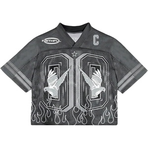 T-shirt de sport en jersey mesh premium pour hommes, tissu à séchage rapide, idéal pour le basketball, le football et les entraînements en salle de sport - Product Image 1