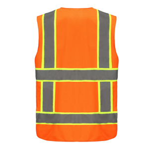 Gilet de sécurité professionnel respirant et imperméable, classe 2 ANSI, logo personnalisé, haute qualité, prix de gros, nouvelle arrivée - Product Image 3