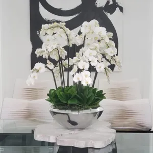 Vase à fleurs artistique côtier en fer forgé fait main contemporain - ZAHID EXPORTS ZE-3593J Décoration d'intérieur écologique pour table - Product Image 3