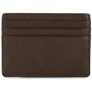 Porte-cartes classique en cuir pour homme, portefeuille fin en cuir véritable, étui pour cartes de crédit, organisateur de poche minimaliste pour affaires - Product Image 2
