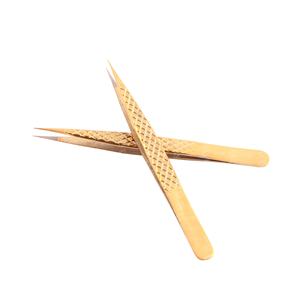 Venta al por mayor extensión de pestañas pinzas de volumen de pestañas de alta calidad Etiqueta Privada 75 45 90 grados punta de fibra pinzas de pestañas - Product Image 4