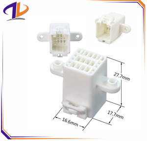 178455-1 Connecteur mâle en cuivre blanc 8 broches 2,5 mm TE AMP .040 Multilock non étanche pour rétroviseur de porte automobile, en nylon, 3A, compatible - Product Image 1