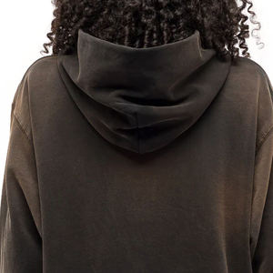 Sudadera con capucha para hombre con cremallera completa, lavado ácido, estilo vintage, de algodón y poliéster, para ropa urbana, gimnasio, moda casual, proveedor OEM - Product Image 5