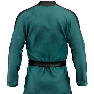 Kimono de Jiu-Jitsu BJJ professionnel sur mesure, 100% coton, léger et respirant, avec logo personnalisé, pour l'entraînement aux arts martiaux unisexe - Product Image 4
