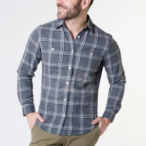 Nouvelle arrivée : chemise en flanelle pour homme, manches longues, coton premium, boutonnée, à carreaux, décontractée, tissu brossé doux, pour un usage quotidien - Product Image 4