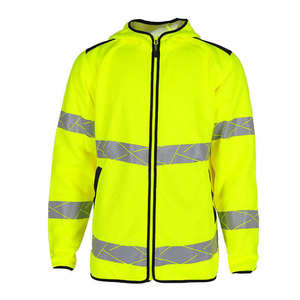 Waterproof Unisex High Visibility ANSI Class 3 <b>LED</b> Flash Construction Road Workwear Zipper Winter Warm Reflective Safety - Product Image 4