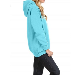 Sweat-shirt à capuche unisexe surdimensionné Harry Johnson Production, couleur unie, manches longues, en molleton, avec poche, décontracté, pour l'automne - Product Image 2