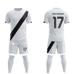 ชุดทีมฟุตบอล เสื้อฟุตบอล ชุดฟุตบอล ชุดยูนิฟอร์มฟุตบอล ชุดเสื้อฟุตบอลแบบซับลิเมชั่นสั่งทำพิเศษ กางเกงขาสั้น ชุดน้ำหนักเบา - Product Image 1
