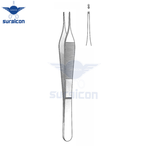Pinzas de Disección Micro Adson de 15 cm (6 Pulgadas), Pinzas Quirúrgicas de Precisión de Acero Inoxidable de Primera Calidad para Microcirugía y Cirugía Plástica - Product Image 2