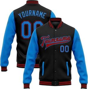 Custom Athletic Style Flexible Fit Comfortable Fabric Stylish Design Baseball <b>Jackets</b> Durable Material in best sale - Product Image 5