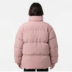 Custom Logo <b>Women's</b> <b>Winter</b> <b>Padded</b> Jacket Regular Fit Quilted Puffer <b>Coat</b> Full Zip OEM ODM Manufacturer - Product Image 3