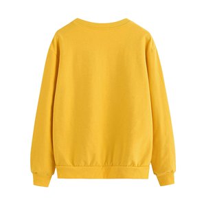 เสื้อสเวตเชิ้ตคอตตอนสีเบอร์กันดี ทรงโอเนค ใส่ได้ทั้งชายและหญิง ทรงปกติ สวมใส่สบาย ผ้าถัก สีพื้น สำหรับฤดูใบไม้ร่วง ปี 2027 - Product Image 2