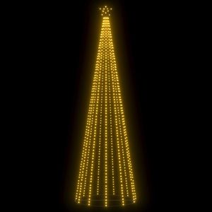 Albero del cono di natale con 732 caldo bianco LEDs 5x16 ft per decorazioni Festive - Product Image 4