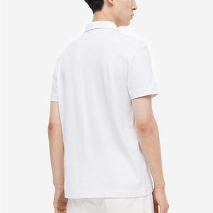 Großhandel Baumwolle Polyester Einfarbig Blanko Lässiges Schnelltrocknendes Atmungsaktives Kurzarm-Herrenhemd Kundenspezifischer OEM-Druck Golf Polo T-Shirt - Product Image 2