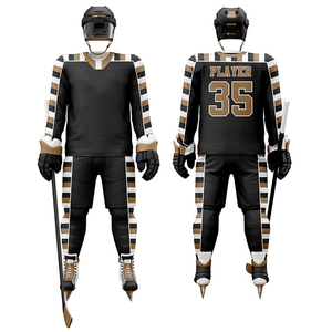 ชุดยูนิฟอร์มฮอกกี้น้ำแข็งผ้าเนื้อน้ำหนักเบาพร้อมพิมพ์โลโก้ทีมตามสั่ง ชุดยูนิฟอร์มฮอกกี้น้ำแข็งคุณภาพพรีเมียม - Product Image 3