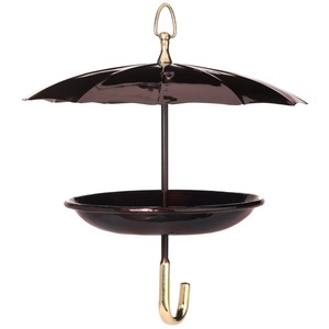 Mangeoire à oiseaux suspendue en métal pour extérieur, jardin, patio, décoration d'intérieur - Product Image 2