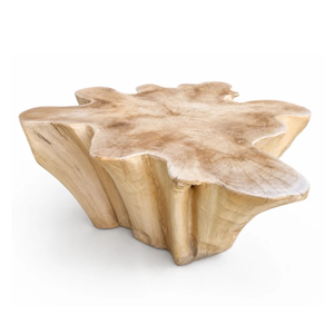 Natural Solid Teak Root <b>Coffee</b> <b>Table</b> Modern Organic Style Handmade Live Edge Luxury Living Room Villa Hotel Furniture - Product Image 1