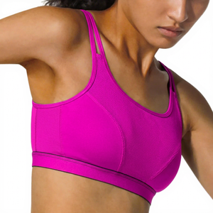 Soutien-gorge de sport dos nageur pour femme, maintien moyen, respirant, pour fitness, yoga et activités sportives, noir - Product Image 3