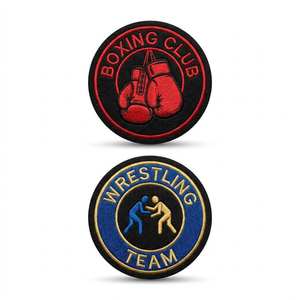 Écussons brodés personnalisés pour clubs, logo sur mesure à coudre sur vestes et sacs, logo personnalisé OEM ODM, vente en gros, fournisseur d'usine, qualité supérieure - Product Image 2